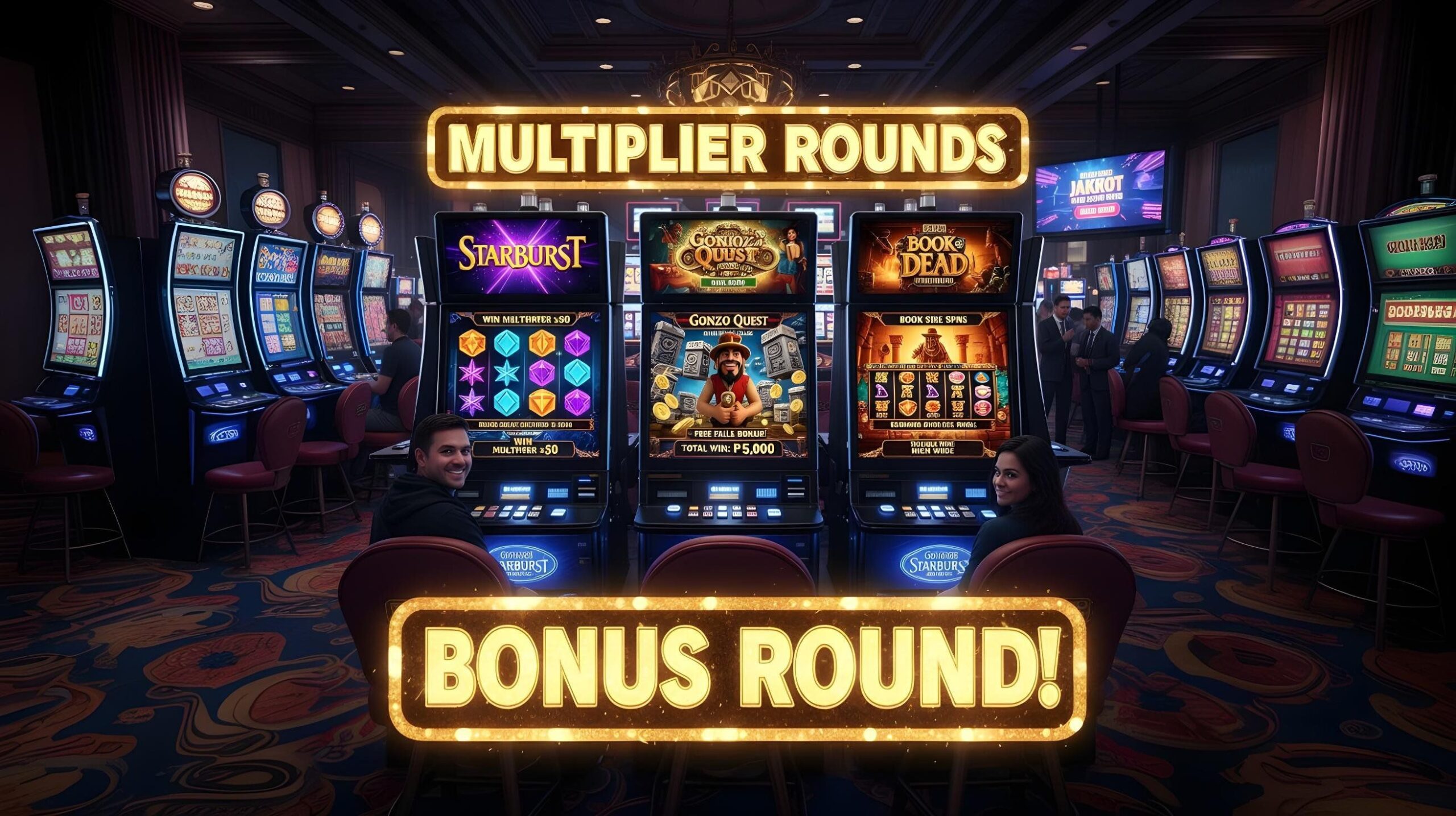 Bonus rounds in slot machines at casinos